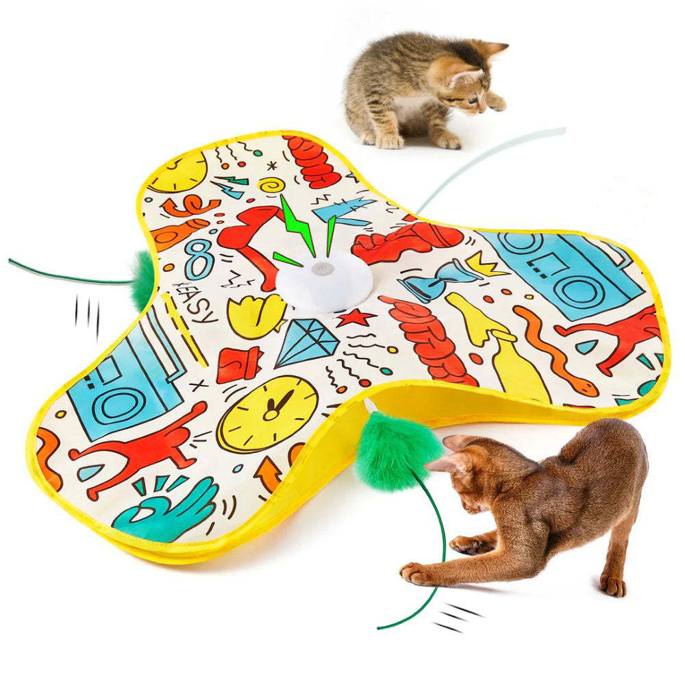Smart Interactive Cat Hunting Mat – Hide & Seek Play Toy