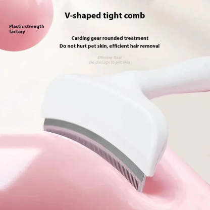 V-Tooth Deshedding Comb for Pets