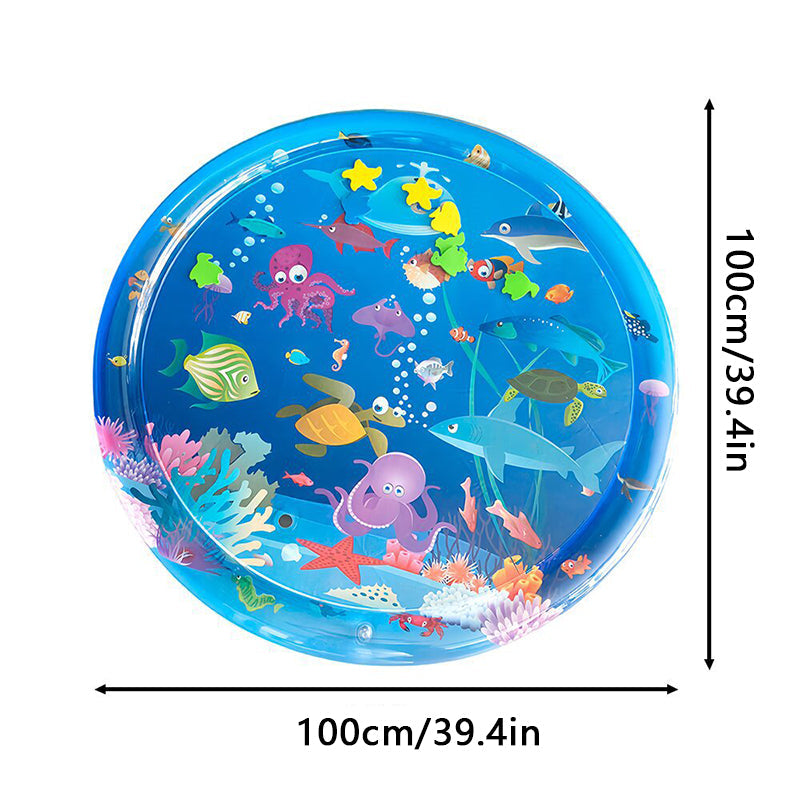 Pet Water Sensory Play Mat – Interactive Cooling Toy For Cats & Dogs