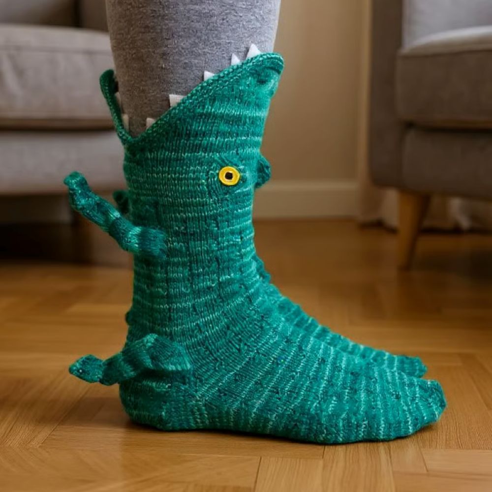 3D Knit Animal Socks