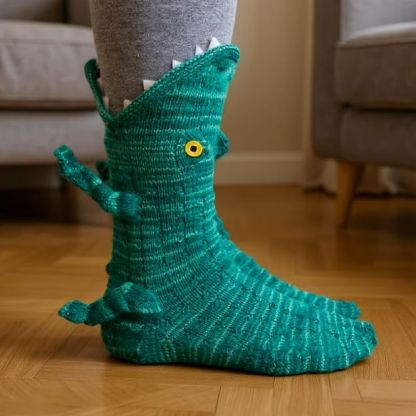 3D Knit Animal Socks
