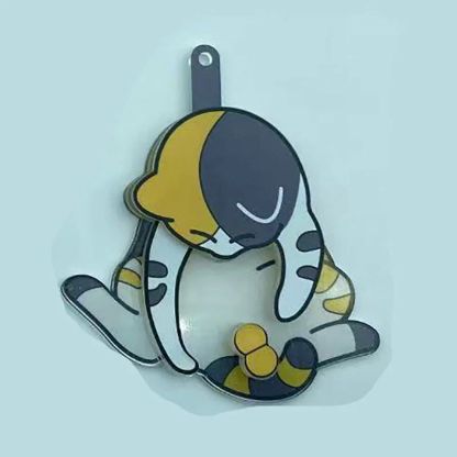 Playing with Eggs and Kitten Keychain