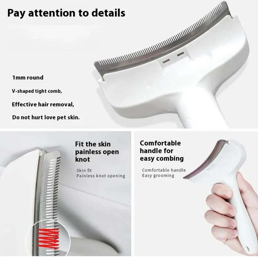 V-Tooth Deshedding Comb for Pets