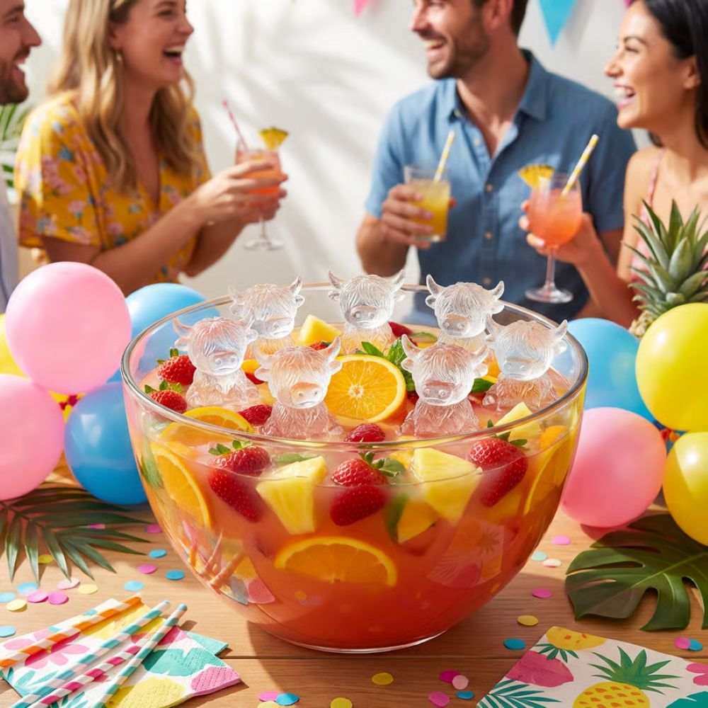 Mini Highland Cow Ice Cube & Dessert Mold