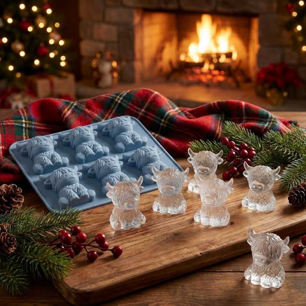 Mini Highland Cow Ice Cube & Dessert Mold