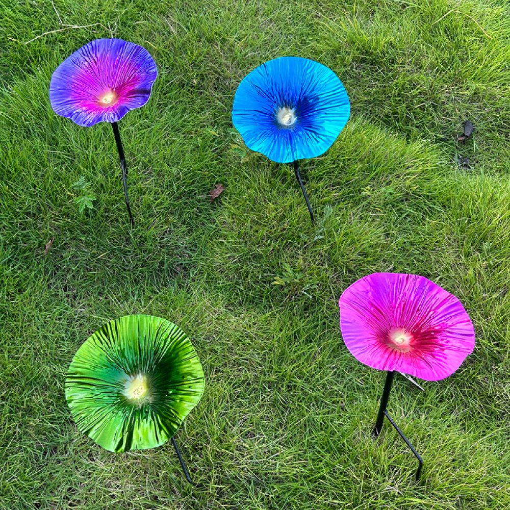 Handmade Metal Flower Garden Stake