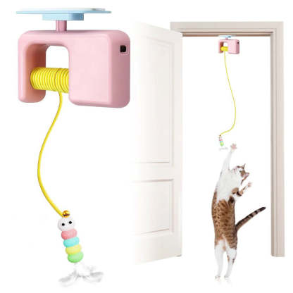 Automatic Electric Cat Teaser Toy With Rising & Falling Motion