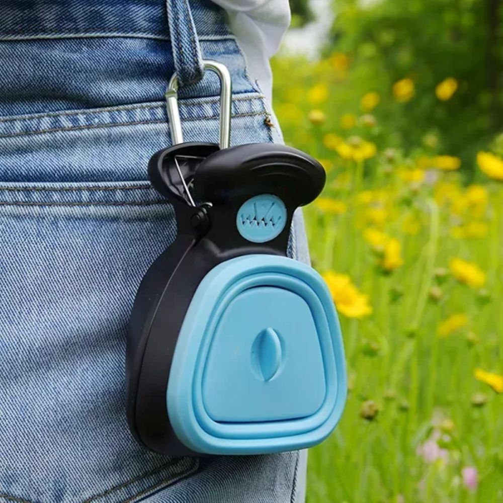 Foldable Dog Poop Scooper With Bag Dispenser