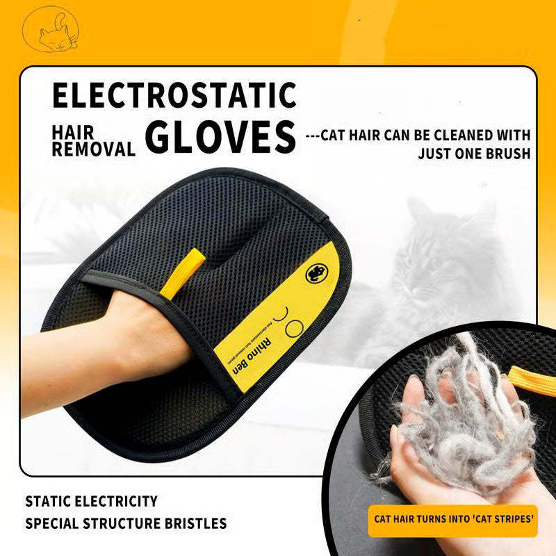 Pet Hair Remover Electrostatic Gloves