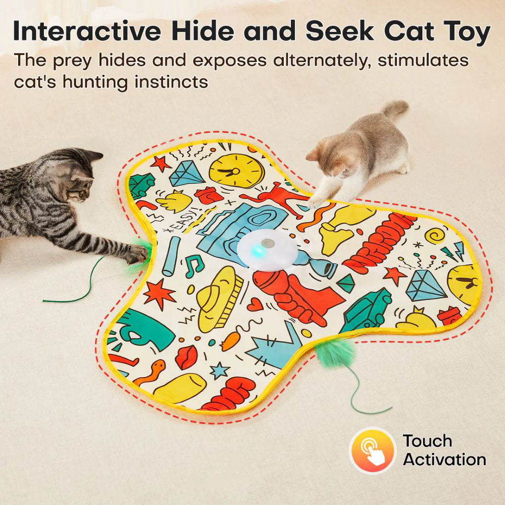 Smart Interactive Cat Hunting Mat – Hide & Seek Play Toy
