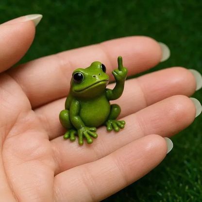 Funny Middle Finger Resin Animals