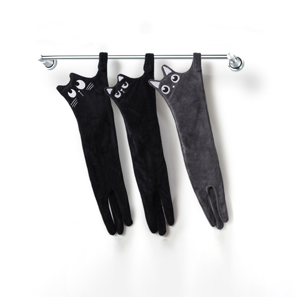 Adorable Cat Hand Towels - Indifferent Face