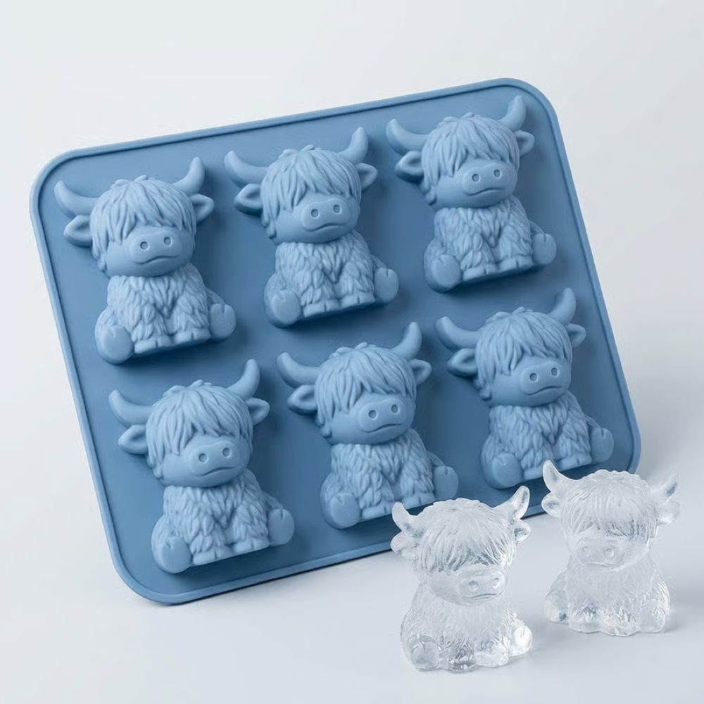 Mini Highland Cow Ice Cube & Dessert Mold