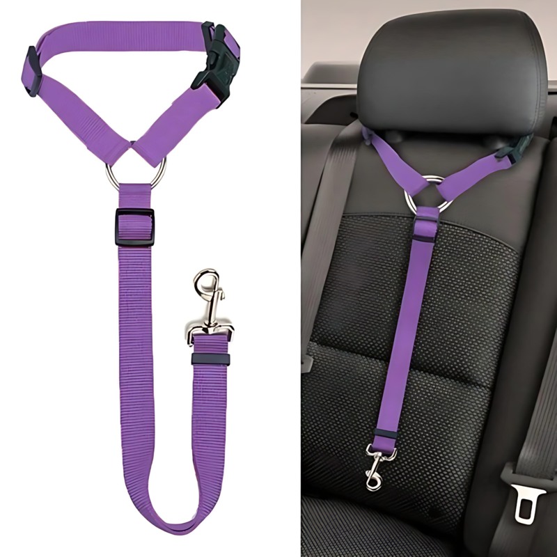 1 PACK Headrest Adjustable Car Dog Leash