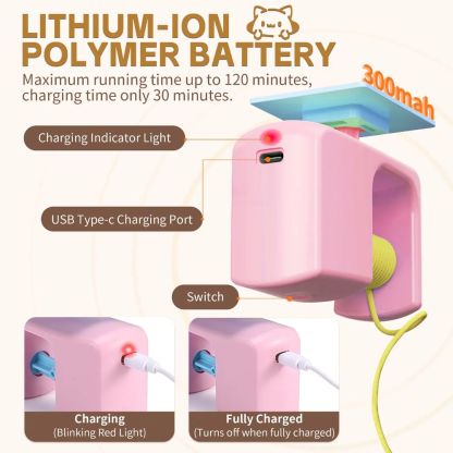 Automatic Electric Cat Teaser Toy With Rising & Falling Motion