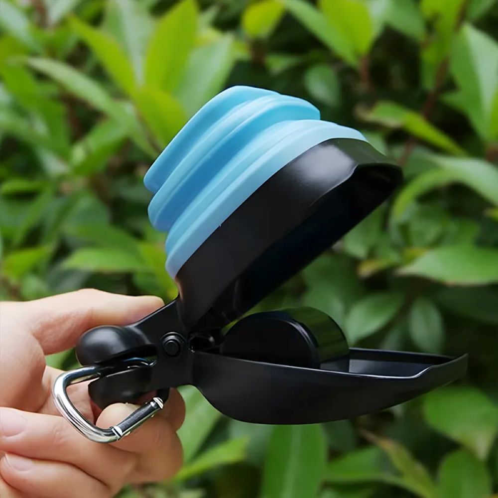 Foldable Dog Poop Scooper With Bag Dispenser