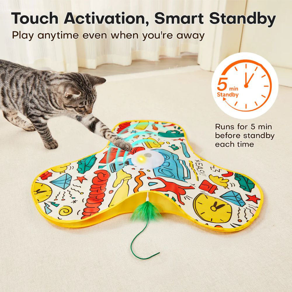 Smart Interactive Cat Hunting Mat – Hide & Seek Play Toy