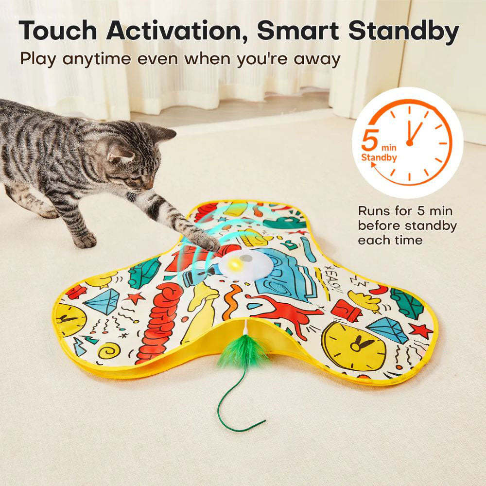 Smart Interactive Cat Hunting Mat – Hide & Seek Play Toy