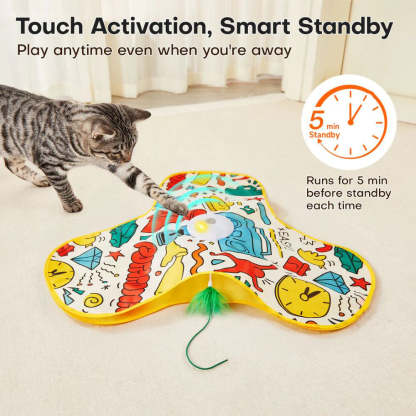 Smart Interactive Cat Hunting Mat – Hide & Seek Play Toy