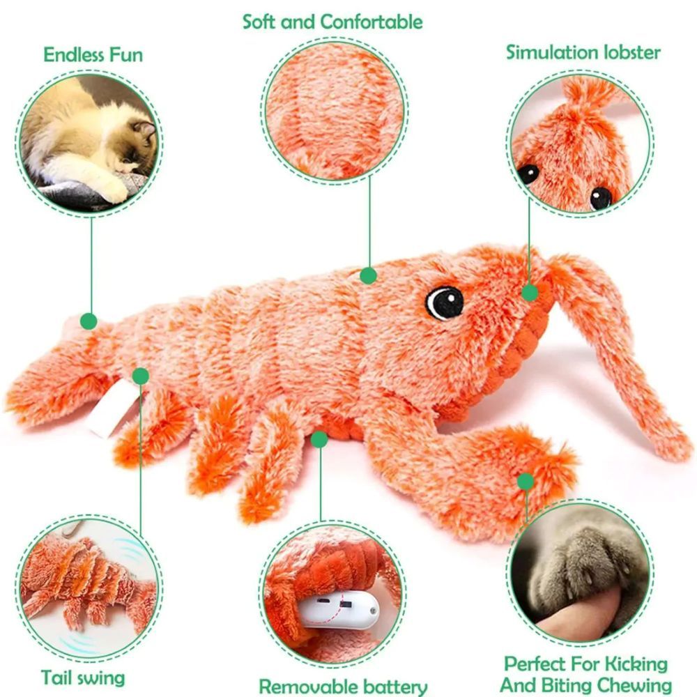 Wiggly Lobster - Interactive Dog Toy