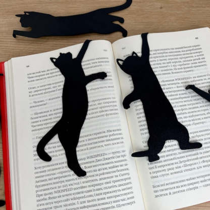 5Pcs Metal Cat bookmark