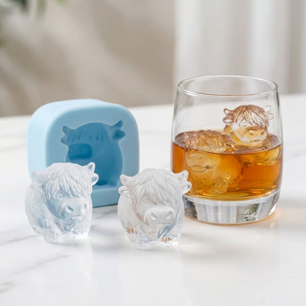 Mini Highland Cow Ice Cube & Dessert Mold