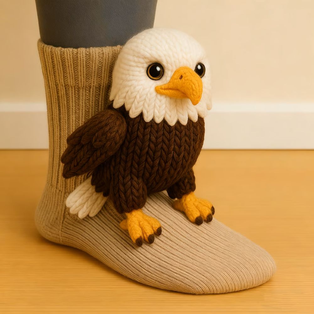 3D Knit Animal Socks