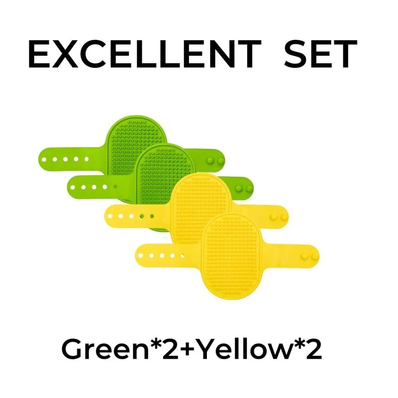 Silicone Grooming Strap Pad – 2-in-1 Self-Groomer