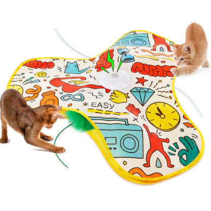 Smart Interactive Cat Hunting Mat – Hide & Seek Play Toy