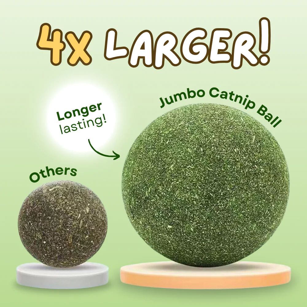 Giant Catnip Ball - Extra Large 10cm+ Jumbo Size For Cats