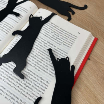 5Pcs Metal Cat bookmark