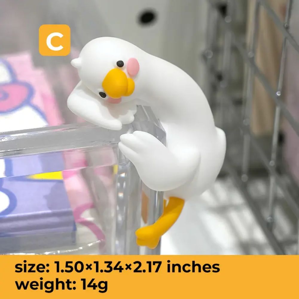 Mini Duck Desk Ornaments - So Tired Lazy Duck