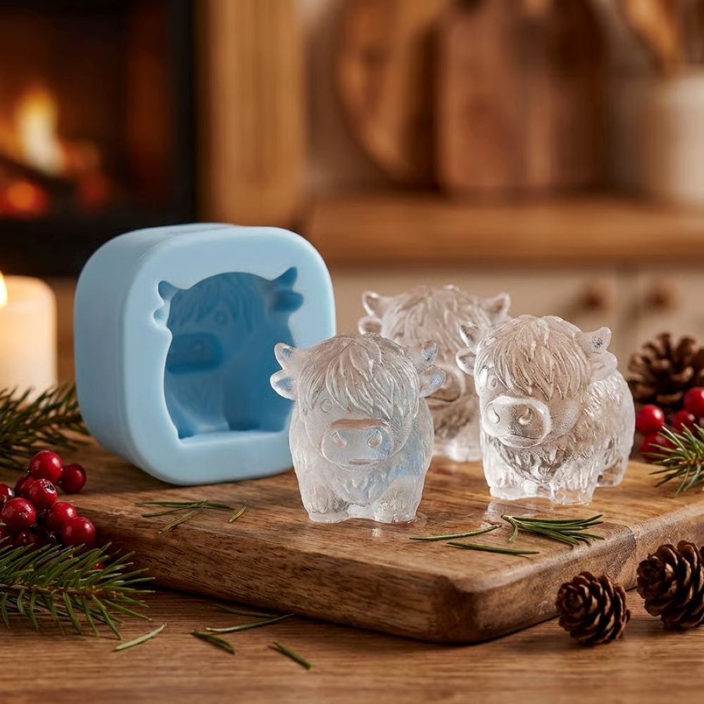Mini Highland Cow Ice Cube & Dessert Mold