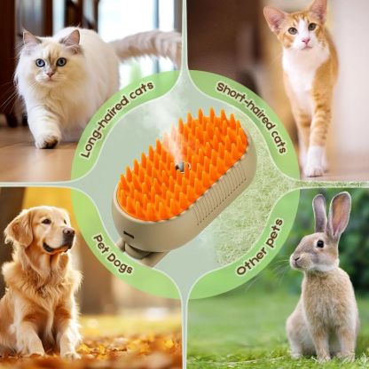 PuffEase Spritz: Quick & Easy Pet Hair Remover Comb