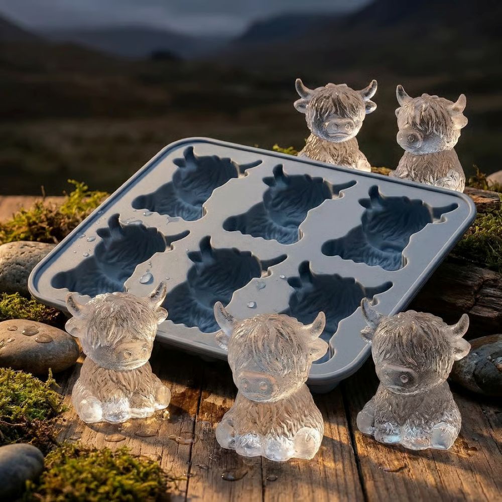 Mini Highland Cow Ice Cube & Dessert Mold