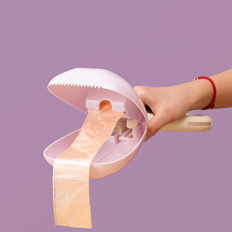 Portable Dog Pooper Scooper With Built-In Waste Bags – One-Hand No-Touch Pickup Tool for Walks & Travel