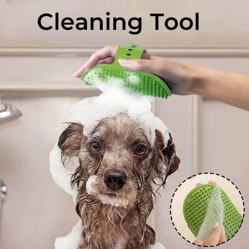 Silicone Grooming Strap Pad – 2-in-1 Self-Groomer