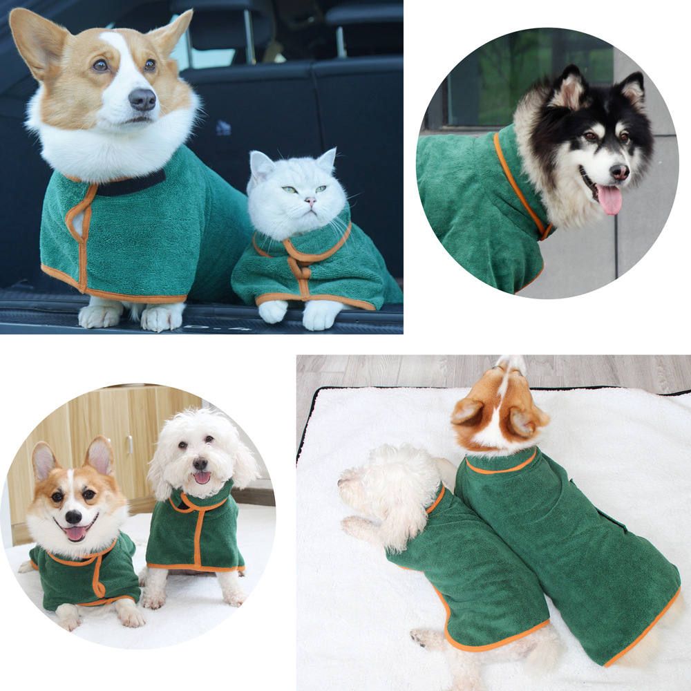Super Absorbent Pet Bathrobe