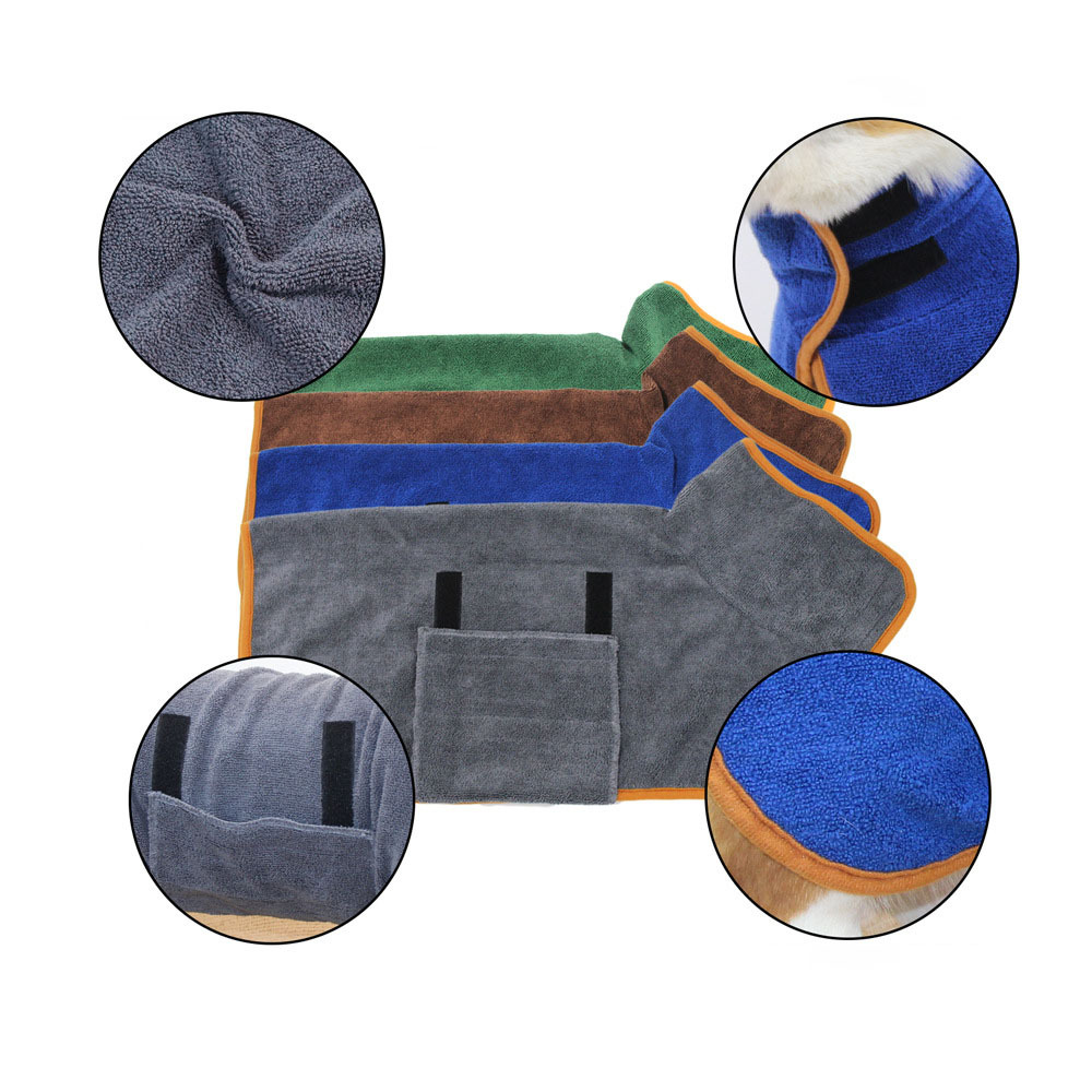 Super Absorbent Pet Bathrobe