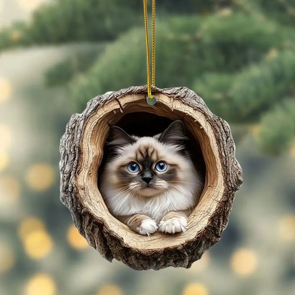 Ragdoll Cat - Animal Christmas Ornament CH056