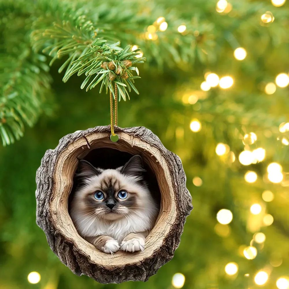 Ragdoll Cat - Animal Christmas Ornament CH056