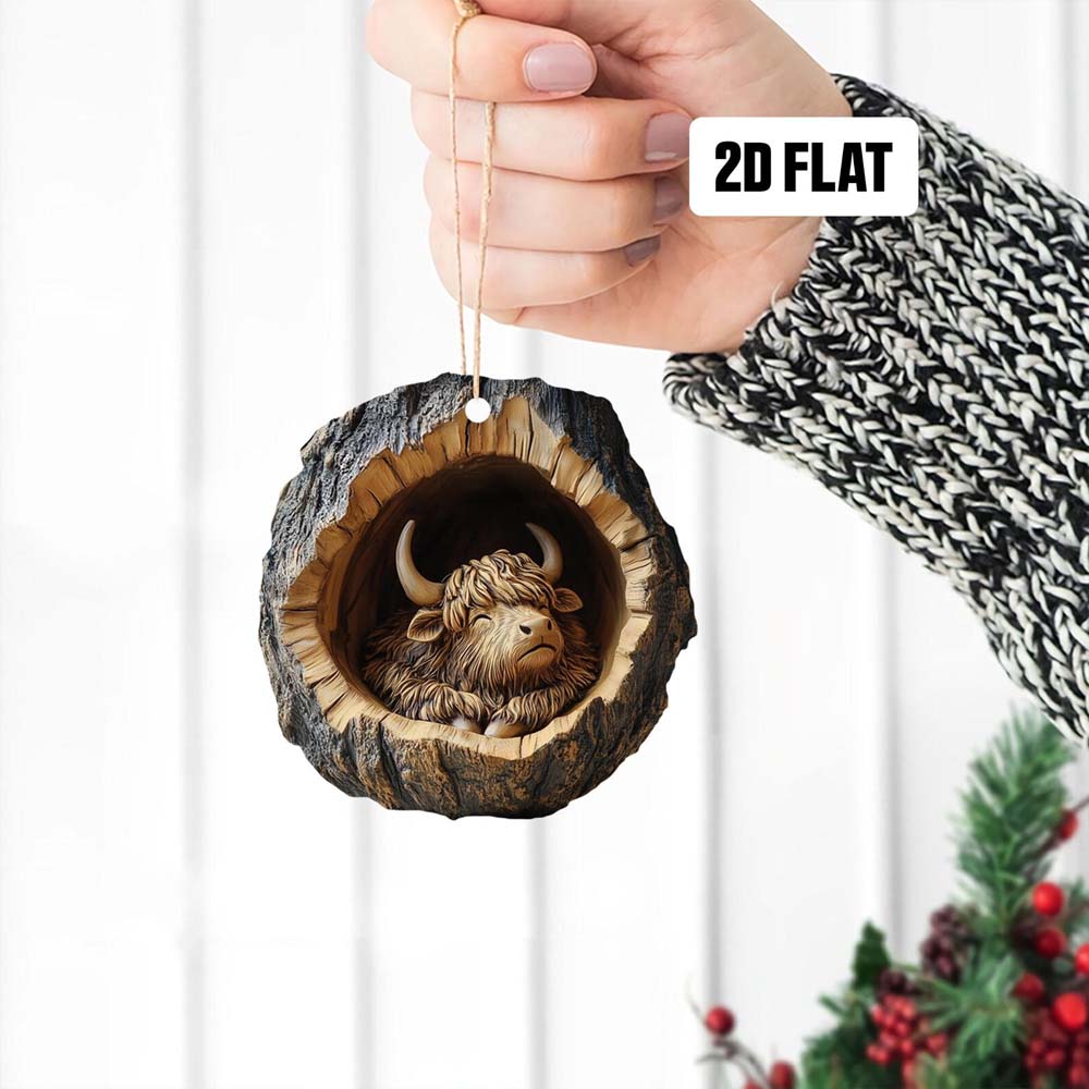 Highland Cattle - Animal Christmas Ornament CH151