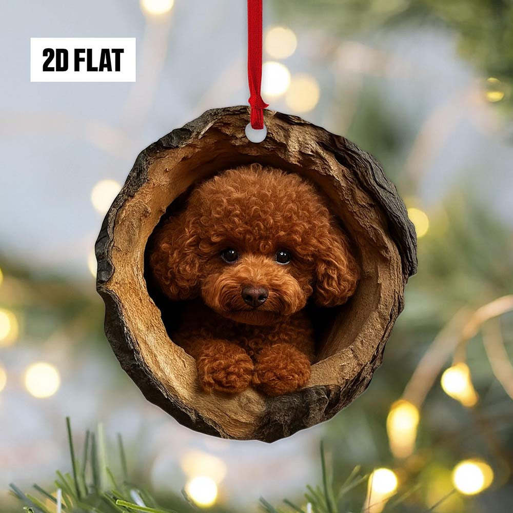Poodle - Animal Christmas Ornament CH161
