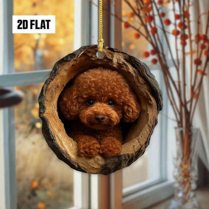 Poodle - Animal Christmas Ornament CH161
