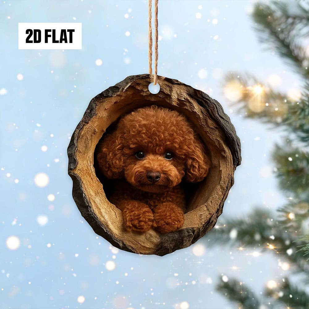 Poodle - Animal Christmas Ornament CH161
