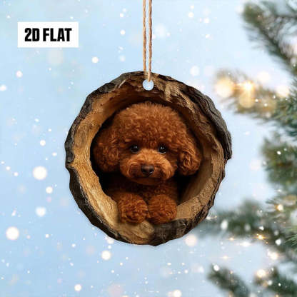 Poodle - Animal Christmas Ornament CH161