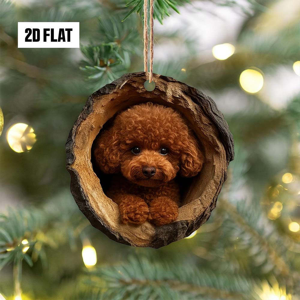 Poodle - Animal Christmas Ornament CH161