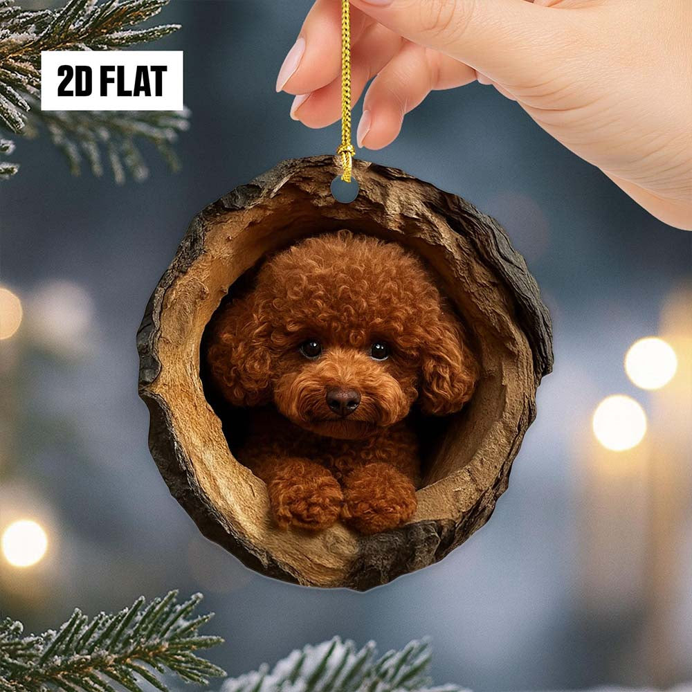 Poodle - Animal Christmas Ornament CH161