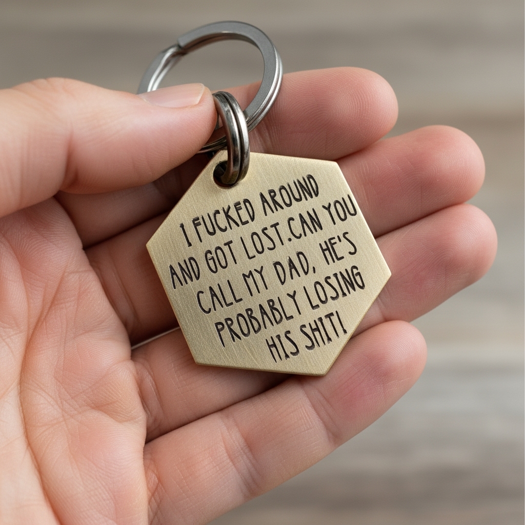 Funny Dog Tag - Funny Pet ID Tag