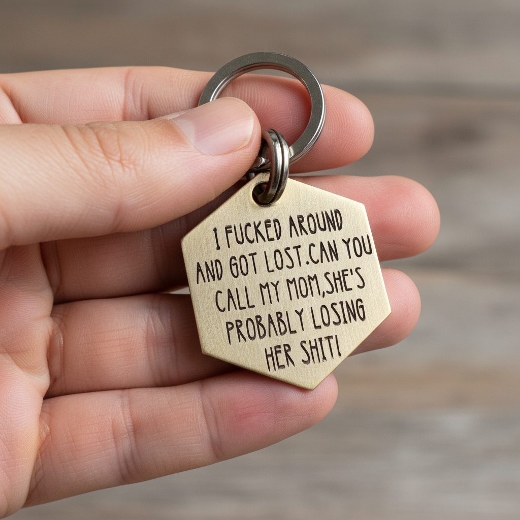 Funny Dog Tag - Funny Pet ID Tag